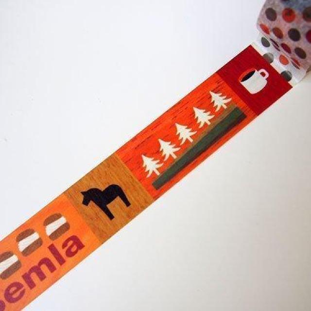 CAFE BON VOYAGE�@�I���W�i���}�X�L���O�e�[�v YOSEGI SWEDEN�@�^�X�E�F�[�f���@�k�� �� �C���e���A/���C�t�� 