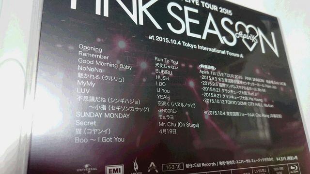 `pink1st LIVE TOUR 2015PINK SEASON(Blu-rayDisc)  ^gObY 