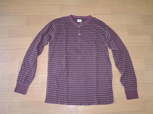 テンダーロインTENDERLOINヘンリーネックボーダーロンTシャツM < ブランド テンダーロインTENDERLOINヘンリーネックボーダーロンTシャツM < ブランドの