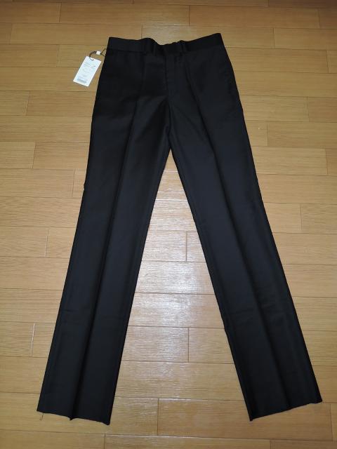 新品ミスターハリウッドN.HOLLYWOODスラックス38黒スーツパンツ < ブランド  新品ミスターハリウッドN.HOLLYWOODスラックス38黒スーツパンツ < ブランドの