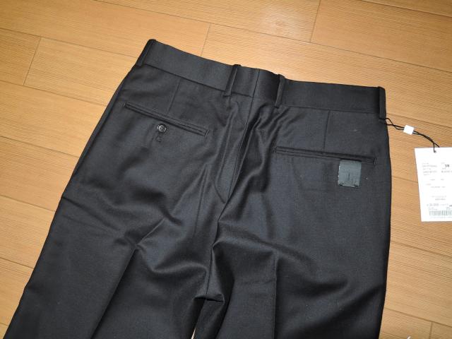 新品ミスターハリウッドN.HOLLYWOODスラックス38黒スーツパンツ < ブランド  新品ミスターハリウッドN.HOLLYWOODスラックス38黒スーツパンツ < ブランドの