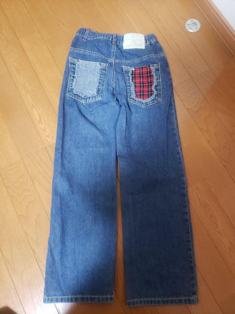 ☆美品☆男の子ユーズド加工ジーンズ☆140 < キッズ/ベビー  ☆美品☆男の子ユーズド加工ジーンズ☆140 < キッズ/ベビーの
