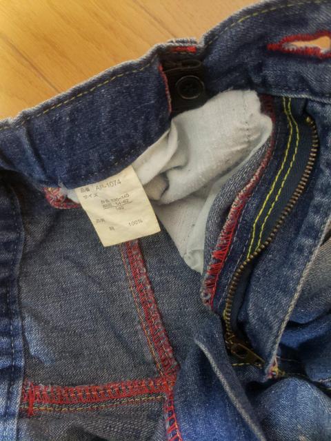 ☆美品☆男の子ユーズド加工ジーンズ☆140 < キッズ/ベビー  ☆美品☆男の子ユーズド加工ジーンズ☆140 < キッズ/ベビーの