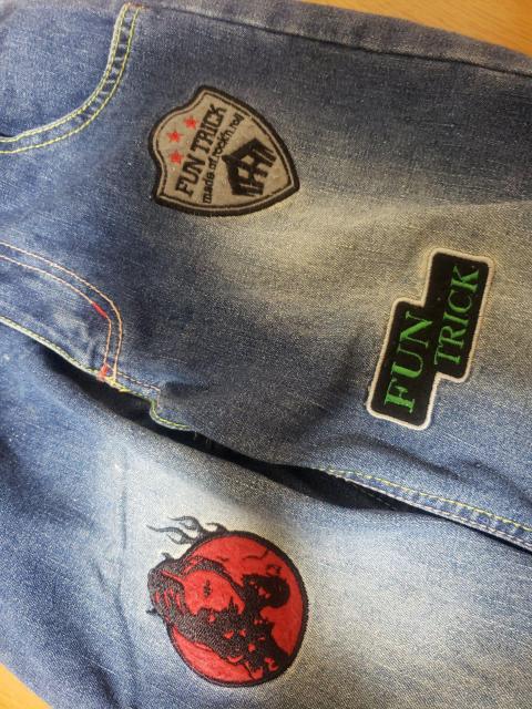 ☆美品☆男の子ユーズド加工ジーンズ☆140 < キッズ/ベビー  ☆美品☆男の子ユーズド加工ジーンズ☆140 < キッズ/ベビーの