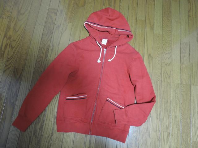 COOTIE クーティー スウェット ジップ パーカー S 赤 SWEAT HOODIE < ブランド  COOTIE クーティー スウェット ジップ パーカー S 赤 SWEAT HOODIE < ブランドの
