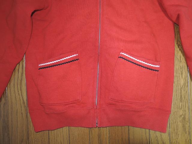 COOTIE クーティー スウェット ジップ パーカー S 赤 SWEAT HOODIE < ブランド  COOTIE クーティー スウェット ジップ パーカー S 赤 SWEAT HOODIE < ブランドの