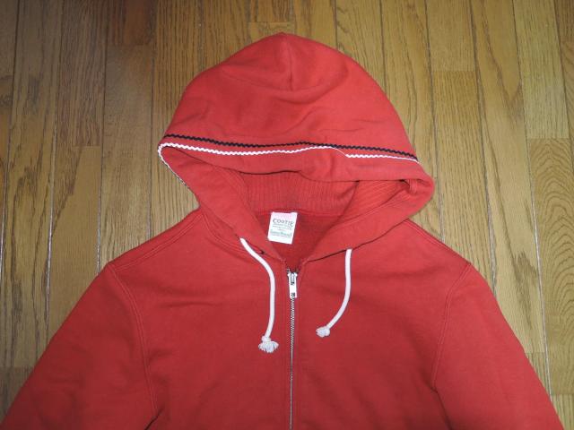 COOTIE クーティー スウェット ジップ パーカー S 赤 SWEAT HOODIE < ブランド  COOTIE クーティー スウェット ジップ パーカー S 赤 SWEAT HOODIE < ブランドの