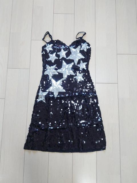 新品 総スパンコール ミニワンピース トップス ダンスイベントなどに < 女性ファッション  新品 総スパンコール ミニワンピース トップス ダンスイベントなどに  < 女性ファッションの
