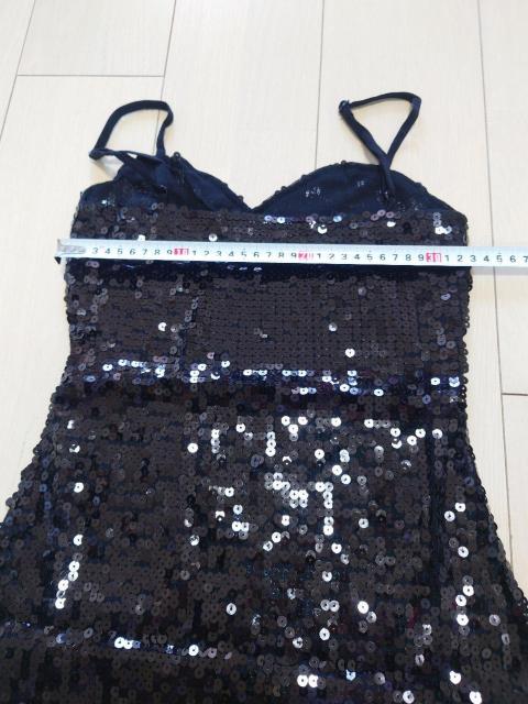新品 総スパンコール ミニワンピース トップス ダンスイベントなどに < 女性ファッション  新品 総スパンコール ミニワンピース トップス ダンスイベントなどに < 女性ファッションの