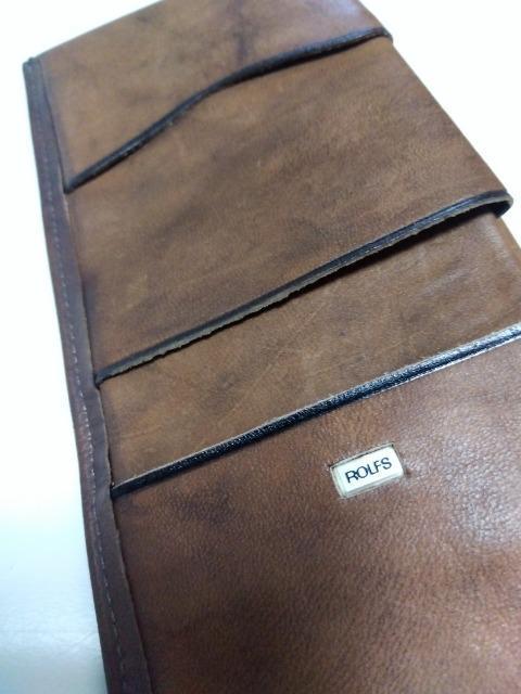 ROLFS折りたたみ札入れ 茶色 < 男性ファッション ROLFS折りたたみ札入れ 茶色 < 男性ファッションの