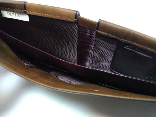 ROLFS折りたたみ札入れ 茶色 < 男性ファッション ROLFS折りたたみ札入れ 茶色 < 男性ファッションの