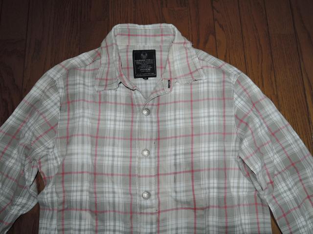 BACKBONE バックボーン ブリーチ加工 チェックシャツ ジャケット M ダメージ加工 別注 アーカイブ 初期アイテム < ブランド  BACKBONE バックボーン ブリーチ加工 チェックシャツ ジャケット M ダメージ加工 別注 アーカイブ 初期アイテム < ブランドの