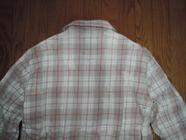 BACKBONE バックボーン ブリーチ加工 チェックシャツ ジャケット M ダメージ加工 別注 アーカイブ 初期アイテム < ブランド  BACKBONE バックボーン ブリーチ加工 チェックシャツ ジャケット M ダメージ加工 別注 アーカイブ 初期アイテム < ブランドの