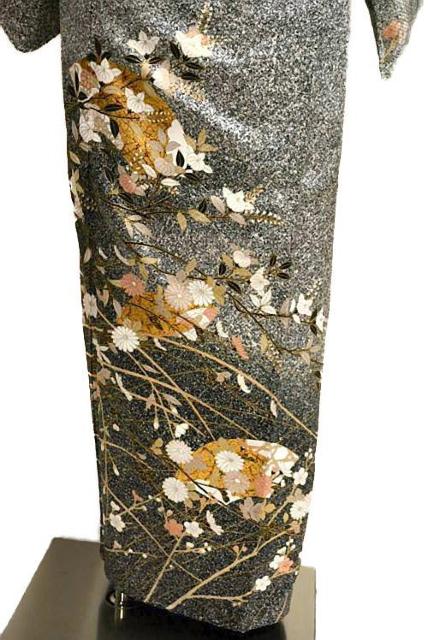 【最高級】新品同様 光沢 たたき染め 暈染 金彩 本金箔 地紙 花尽くし 訪問着 身丈158.5cm 裄丈65.5cm T3426 < 女性ファッション  【最高級】新品同様 光沢 たたき染め 暈染 金彩 本金箔 地紙 花尽くし 訪問着 身丈158.5cm 裄丈65.5cm T3426 < 女性ファッションの