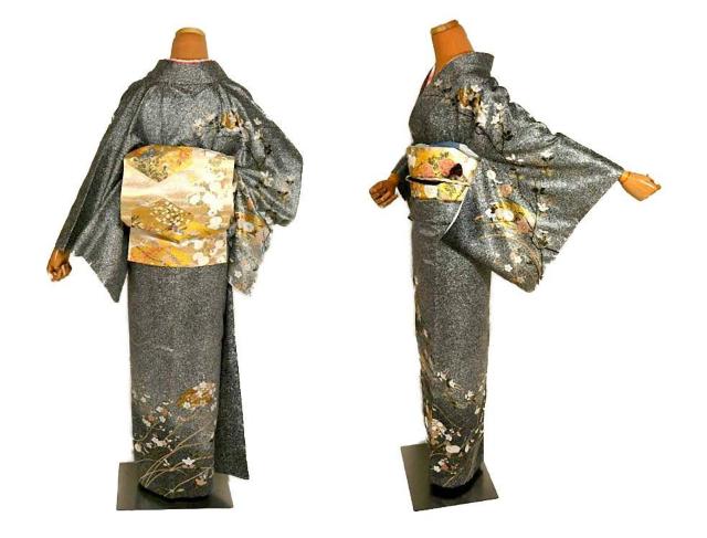 【最高級】新品同様 光沢 たたき染め 暈染 金彩 本金箔 地紙 花尽くし 訪問着 身丈158.5cm 裄丈65.5cm T3426 < 女性ファッション  【最高級】新品同様 光沢 たたき染め 暈染 金彩 本金箔 地紙 花尽くし 訪問着 身丈158.5cm 裄丈65.5cm T3426 < 女性ファッションの