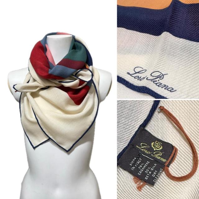 新品ロロピアーナLoro Pianaカシミア×絹マルチカラースカーフ < ブランド  新品ロロピアーナLoro Pianaカシミア×絹マルチカラースカーフ < ブランドの