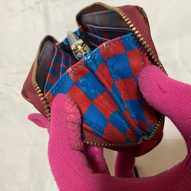 【マークバイマークジェイコブス】 ラウンドファスナー / 長財布 / 茶 赤 < ブランド  【マークバイマークジェイコブス】 ラウンドファスナー / 長財布 / 茶 赤 < ブランドの