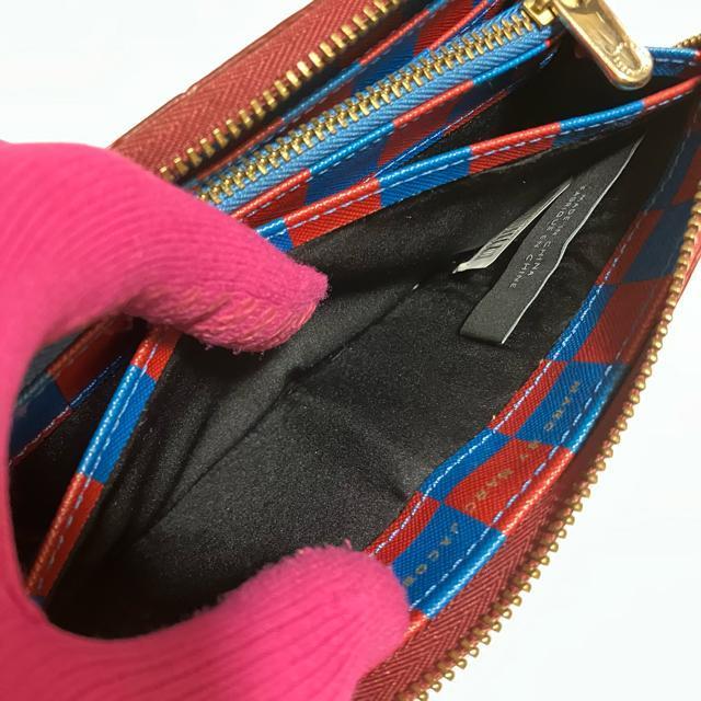 【マークバイマークジェイコブス】 ラウンドファスナー / 長財布 / 茶 赤 < ブランド  【マークバイマークジェイコブス】 ラウンドファスナー / 長財布 / 茶 赤 < ブランドの