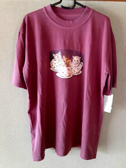 未使用 Tシャツ 五分袖Tシャツ 半袖Tシャツ M メンズ レディース 男女兼用 パープル 紫 朱色 五分袖 トップス カットソー < 女性ファッション  未使用 Tシャツ 五分袖Tシャツ 半袖Tシャツ M メンズ レディース 男女兼用 パープル 紫 朱色 五分袖 トップス カットソー  < 女性ファッションの