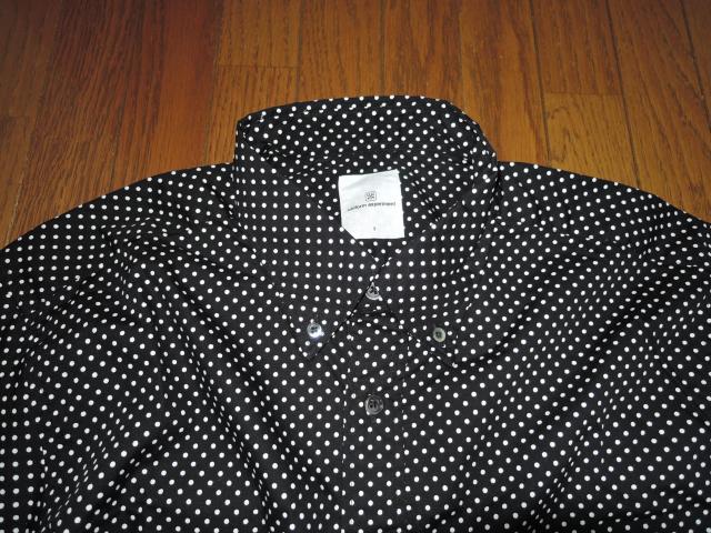 美中古 uniform experiment ユニフォームエクスペリメント BACK CONCEALED ドット柄シャツ 3 黒白 < ブランド  美中古 uniform experiment ユニフォームエクスペリメント BACK CONCEALED ドット柄シャツ 3 黒白 < ブランドの