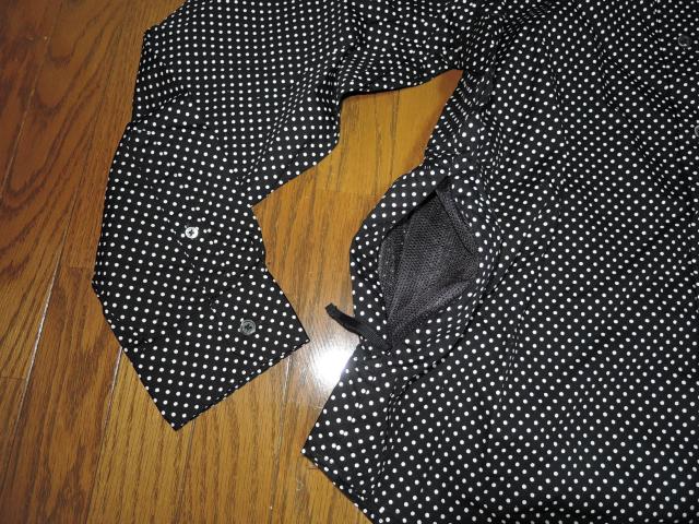 美中古 uniform experiment ユニフォームエクスペリメント BACK CONCEALED ドット柄シャツ 3 黒白 < ブランド  美中古 uniform experiment ユニフォームエクスペリメント BACK CONCEALED ドット柄シャツ 3 黒白 < ブランドの