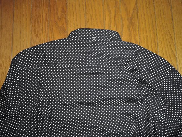 美中古 uniform experiment ユニフォームエクスペリメント BACK CONCEALED ドット柄シャツ 3 黒白 < ブランド  美中古 uniform experiment ユニフォームエクスペリメント BACK CONCEALED ドット柄シャツ 3 黒白 < ブランドの