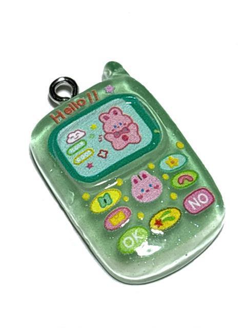 828 緑色半透明 ラブリーな携帯電話 1個 樹脂パーツ アクセサリーチャーム スマホ < ペット/手芸/園芸 828 緑色半透明 ラブリーな携帯電話 1個 樹脂パーツ アクセサリーチャーム スマホ < ペット/手芸/園芸の