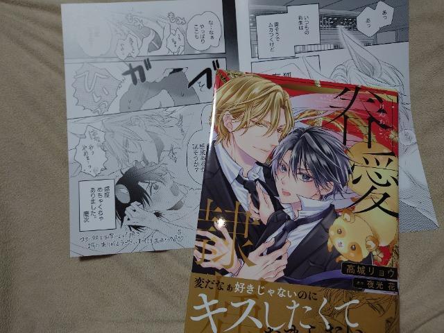 BL*リーフレット付【眷愛隷属】高城リョウ < アニメ/コミック/キャラクター BL*リーフレット付【眷愛隷属】高城リョウ < アニメ/コミック/キャラクターの