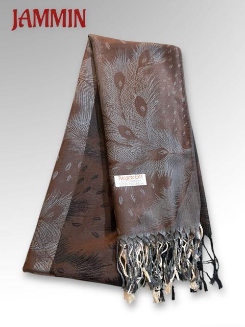 孔雀羽根柄ストール ストール パシュミナ アジアン エスニック < 女性ファッション 孔雀羽根柄ストール ストール パシュミナ アジアン エスニック < 女性ファッションの