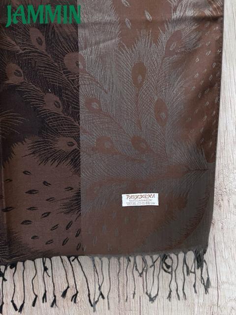 孔雀羽根柄ストール ストール パシュミナ アジアン エスニック < 女性ファッション 孔雀羽根柄ストール ストール パシュミナ アジアン エスニック < 女性ファッションの