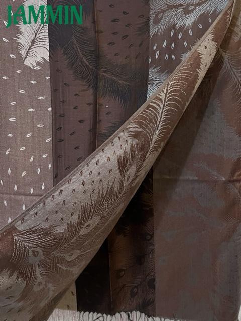 孔雀羽根柄ストール ストール パシュミナ アジアン エスニック < 女性ファッション 孔雀羽根柄ストール ストール パシュミナ アジアン エスニック < 女性ファッションの