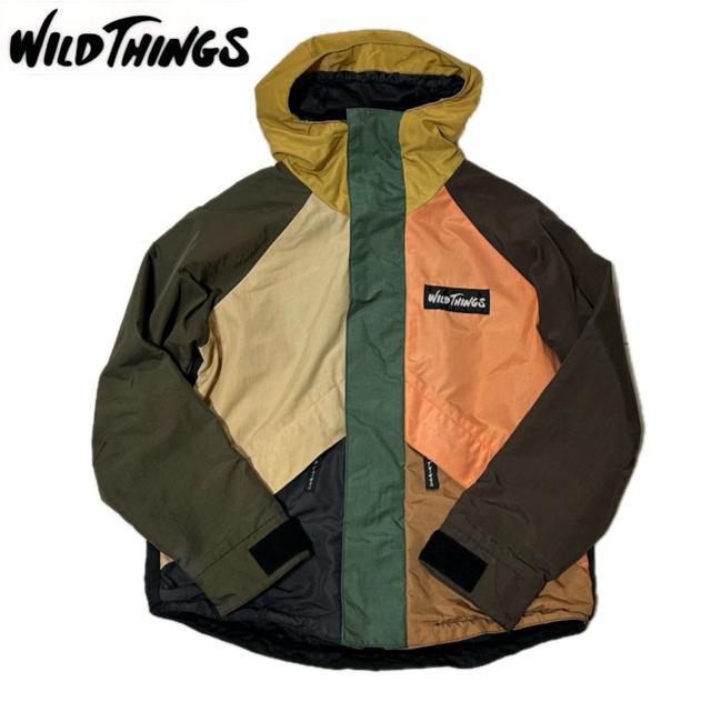 ワイルドシングス クレイジーパターン ナイロンジャケット XS < ブランド ワイルドシングス クレイジーパターン ナイロンジャケット XS < ブランドの