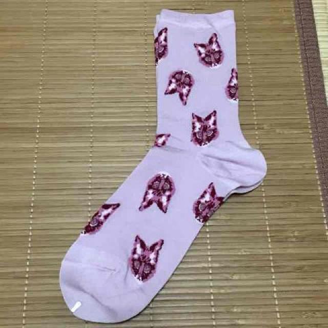キャンディストリッパー・CATCATCAT猫フェイスソックス。ピンク < ブランド キャンディストリッパー・CATCATCAT猫フェイスソックス。ピンク < ブランドの