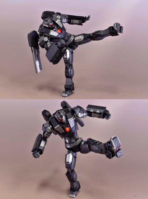  l REFEDIT IRON MAN MODULAR WAR MACHINE W/Plasma Cannon  zr[ 