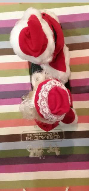 ★特価★未使用に近いインテリアクリスマスサンタダンス踊るペアサンタクロース店鋪店サロン自宅素敵 < インテリア/ライフ  ★特価★未使用に近いインテリアクリスマスサンタダンス踊るペアサンタクロース店鋪店サロン自宅素敵 < インテリア/ライフの