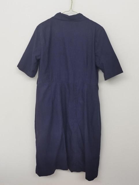 UKアーミーネイビー ナース制服 ヴィンテージ紺オールインワンワンピース半袖 < 女性ファッション  UKアーミーネイビー ナース制服 ヴィンテージ紺オールインワンワンピース半袖 < 女性ファッションの