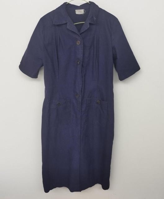 UKアーミーネイビー ナース制服 ヴィンテージ紺オールインワンワンピース半袖 < 女性ファッション  UKアーミーネイビー ナース制服 ヴィンテージ紺オールインワンワンピース半袖 < 女性ファッションの
