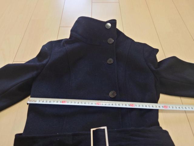 VICKY ビッキー アンゴラウールミドル丈コート ブラック サイズ1 < ブランド  VICKY ビッキー アンゴラウールミドル丈コート ブラック サイズ1 < ブランドの