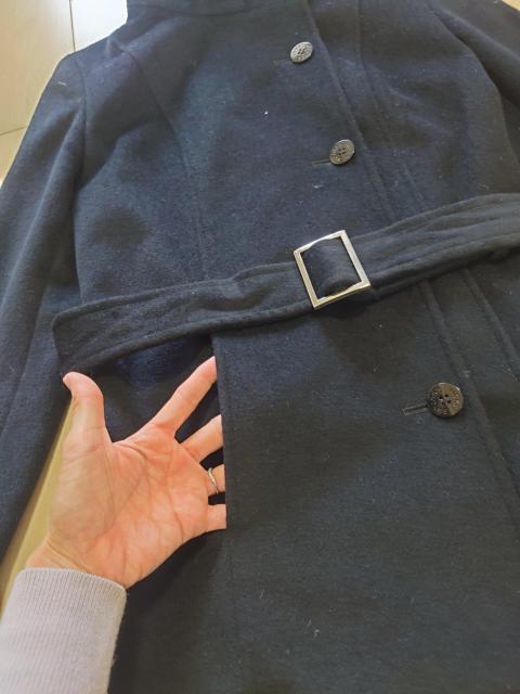 VICKY ビッキー アンゴラウールミドル丈コート ブラック サイズ1 < ブランド  VICKY ビッキー アンゴラウールミドル丈コート ブラック サイズ1 < ブランドの