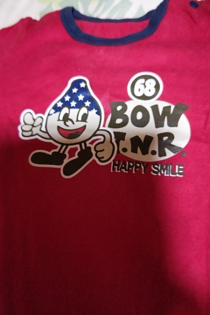 ★中古赤長袖ベビーロンパース80 < キッズ/ベビー  ★中古赤長袖ベビーロンパース80 < キッズ/ベビーの