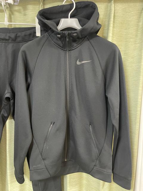 NIKE ナイキ DRI-FIT ジャージ 上下セットアップ ブラック サイズL 厚手 < ブランド  NIKE ナイキ DRI-FIT ジャージ 上下セットアップ ブラック サイズL 厚手 < ブランドの