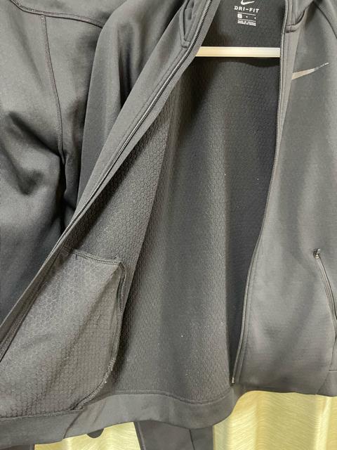 NIKE ナイキ DRI-FIT ジャージ 上下セットアップ ブラック サイズL 厚手 < ブランド  NIKE ナイキ DRI-FIT ジャージ 上下セットアップ ブラック サイズL 厚手 < ブランドの