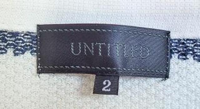 ☆ワールド  UNTITLED  アンタイトル/日本製 ラメ入り ボーダー柄 ノーカラージャケット/サイズ2 < 女性ファッション  ☆ワールド  UNTITLED  アンタイトル/日本製 ラメ入り ボーダー柄 ノーカラージャケット/サイズ2 < 女性ファッションの