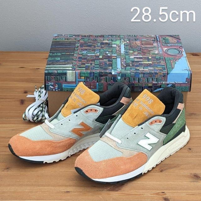 KITH New Balance 998 AloeWashApricotBuff  �� �j���t�@�b�V������ 