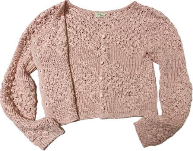 Lily Brown �s���N �N���b�v�h�J�[�f�B�K�� �|�b�v�R�[���j�b�g �� �����t�@�b�V������ 