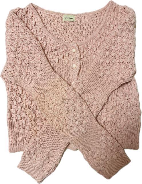 Lily Brown �s���N �N���b�v�h�J�[�f�B�K�� �|�b�v�R�[���j�b�g �� �����t�@�b�V������ 