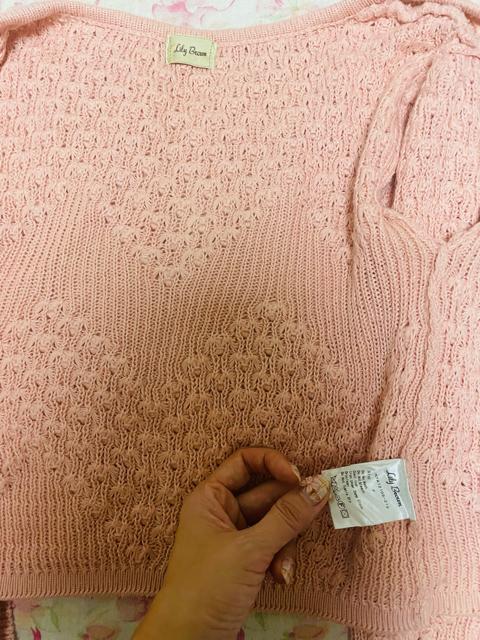 Lily Brown �s���N �N���b�v�h�J�[�f�B�K�� �|�b�v�R�[���j�b�g �� �����t�@�b�V������ 