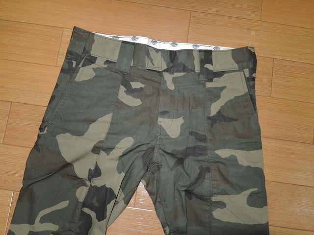 AKMエーケーエム×DickiesカモフラパンツS迷彩薄手ディッキーズ < ブランド  AKMエーケーエム×DickiesカモフラパンツS迷彩薄手ディッキーズ < ブランドの