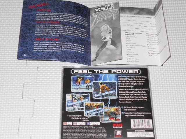 PS★WCW NWO THUNDER 海外版 北米版 ハガキ付 < ゲーム本体/ソフト  PS★WCW NWO THUNDER 海外版 北米版 ハガキ付 < ゲーム本体/ソフトの