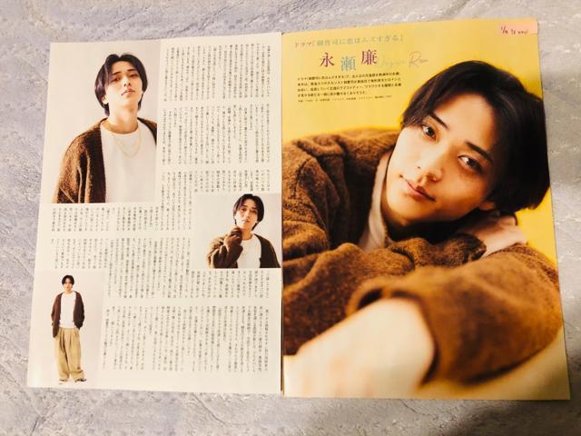 King & Prince 1/24 TV fan&TV navi&KChEMyojoETVKChPLUS؂蔲